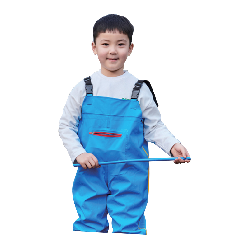 PVC Mavi Çocuk Pantolonu